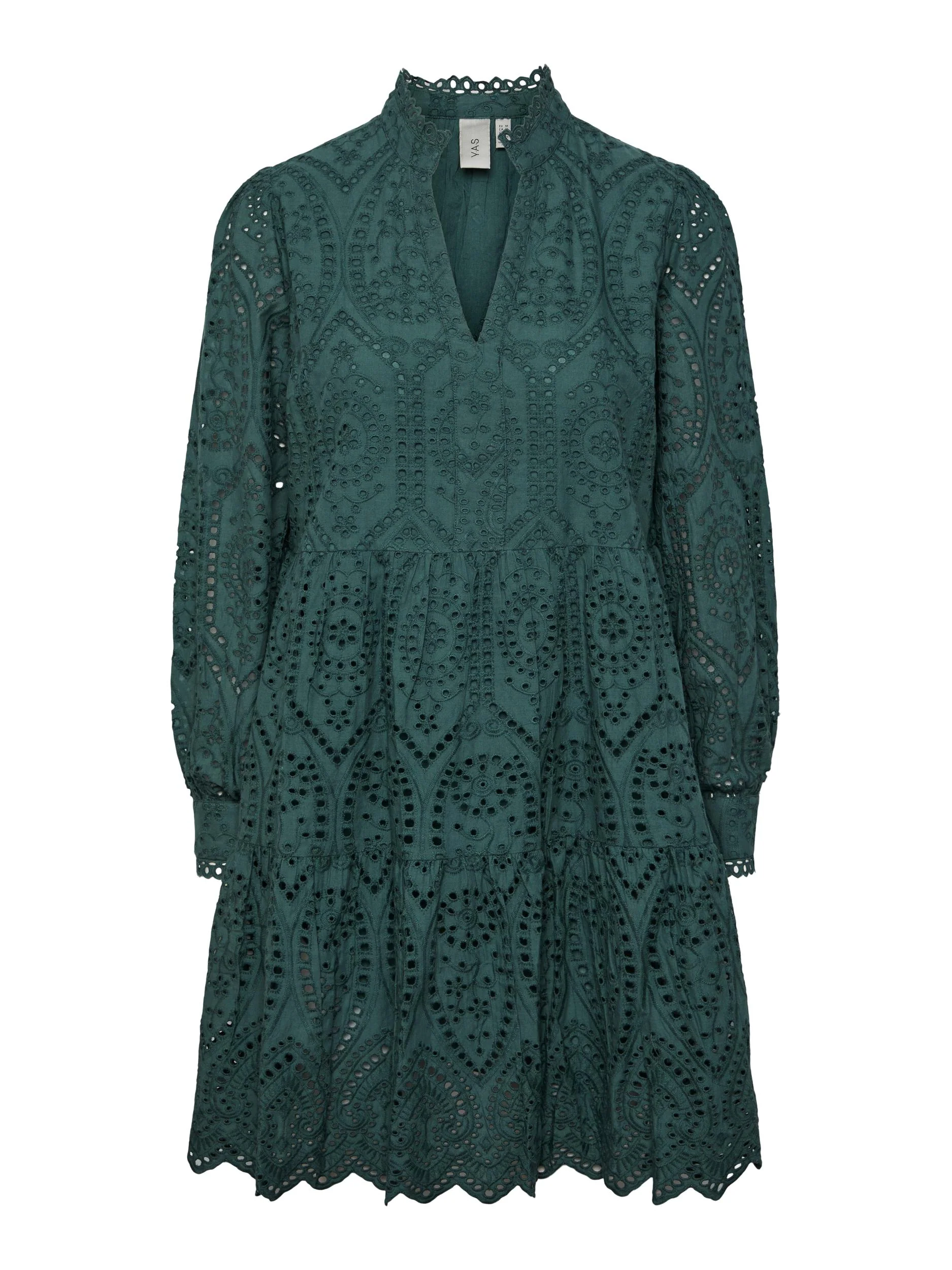 Y.A.S Naisten Mekko YASHOLI LS DRESS S Khaki - Image 3