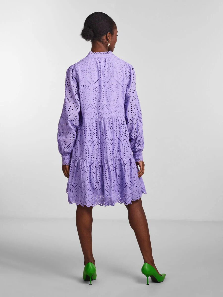 Y.A.S Naisten Mekko YASHOLI LS DRESS S Liila - Image 2