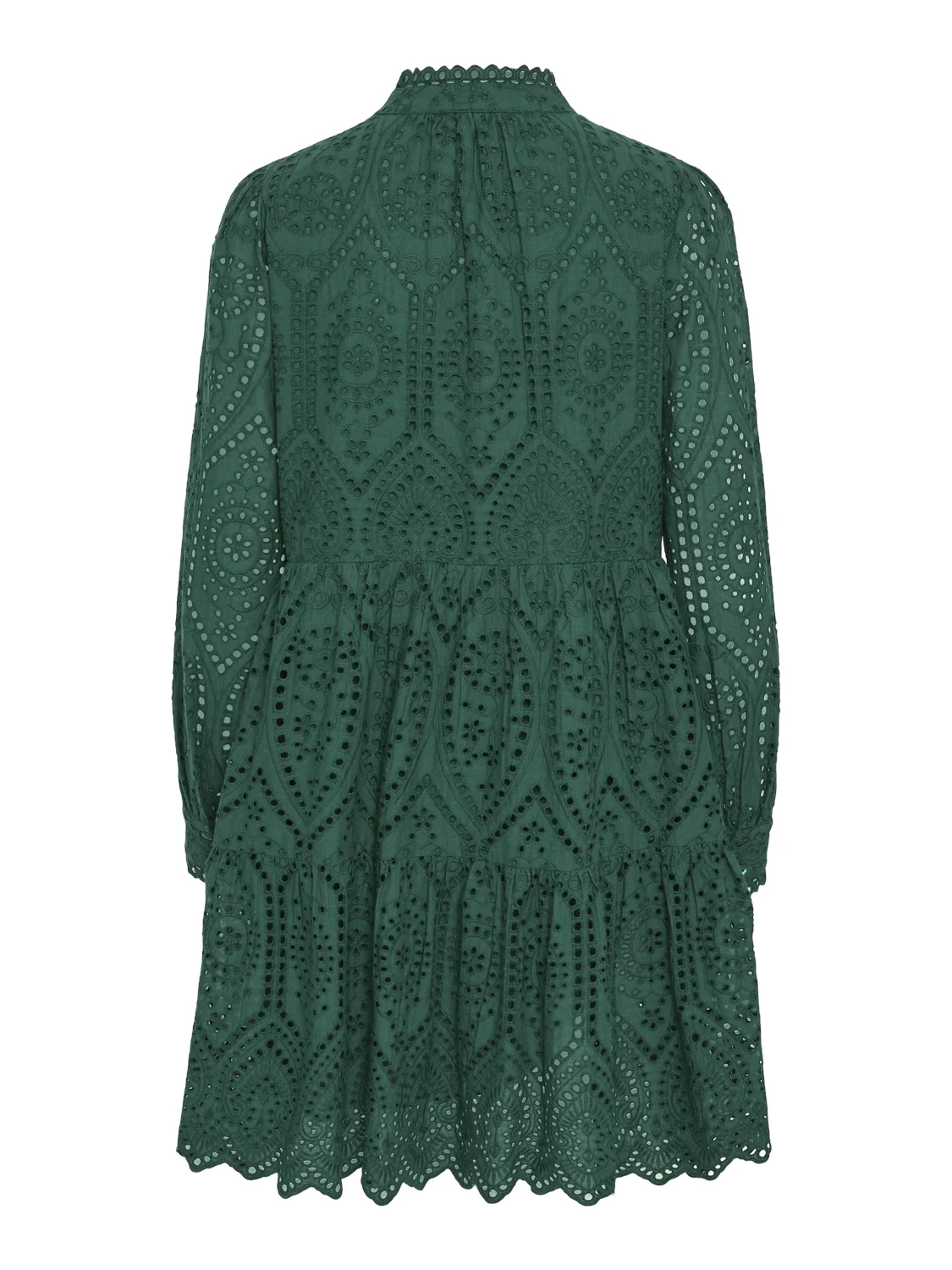 Y.A.S Naisten Mekko YASHOLI LS DRESS S Tummanvihreä - Image 6