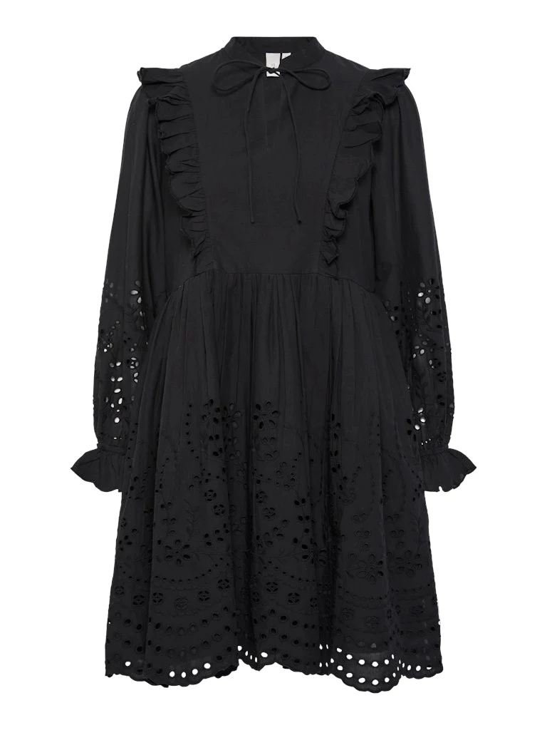 Y.A.S naisten mekko, YASLUMA LS DRESS S Musta - Image 2