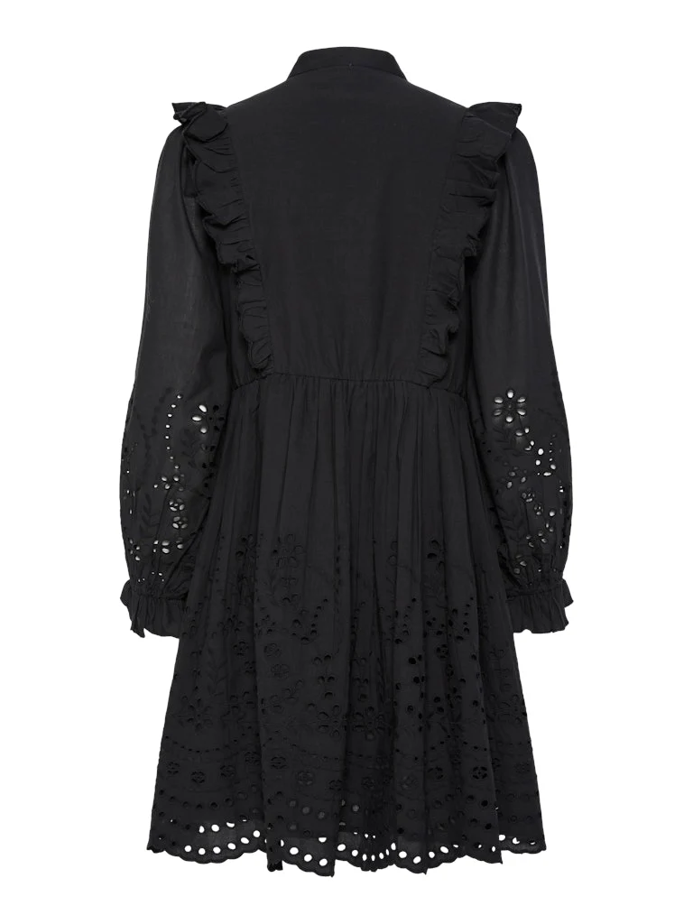 Y.A.S naisten mekko, YASLUMA LS DRESS S Musta - Image 3