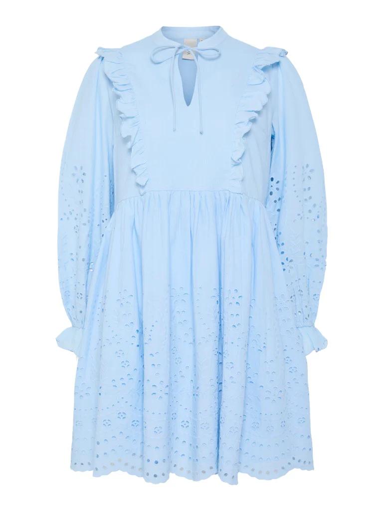 Y.A.S naisten mekko, YASLUMA LS DRESS S Vaaleansininen - Image 3