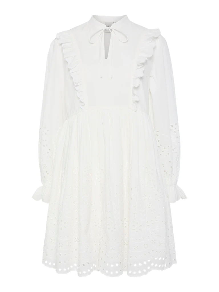 Y.A.S naisten mekko, YASLUMA LS DRESS S Valkoinen