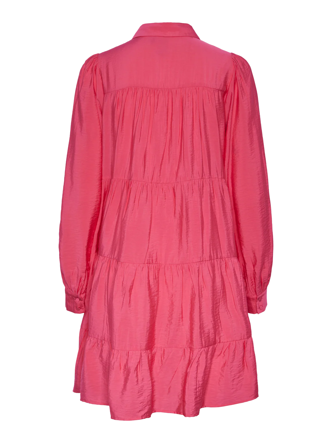 Y.A.S Naisten Mekko, YASPALA LS SHIRT DRESS Pinkki - Image 5