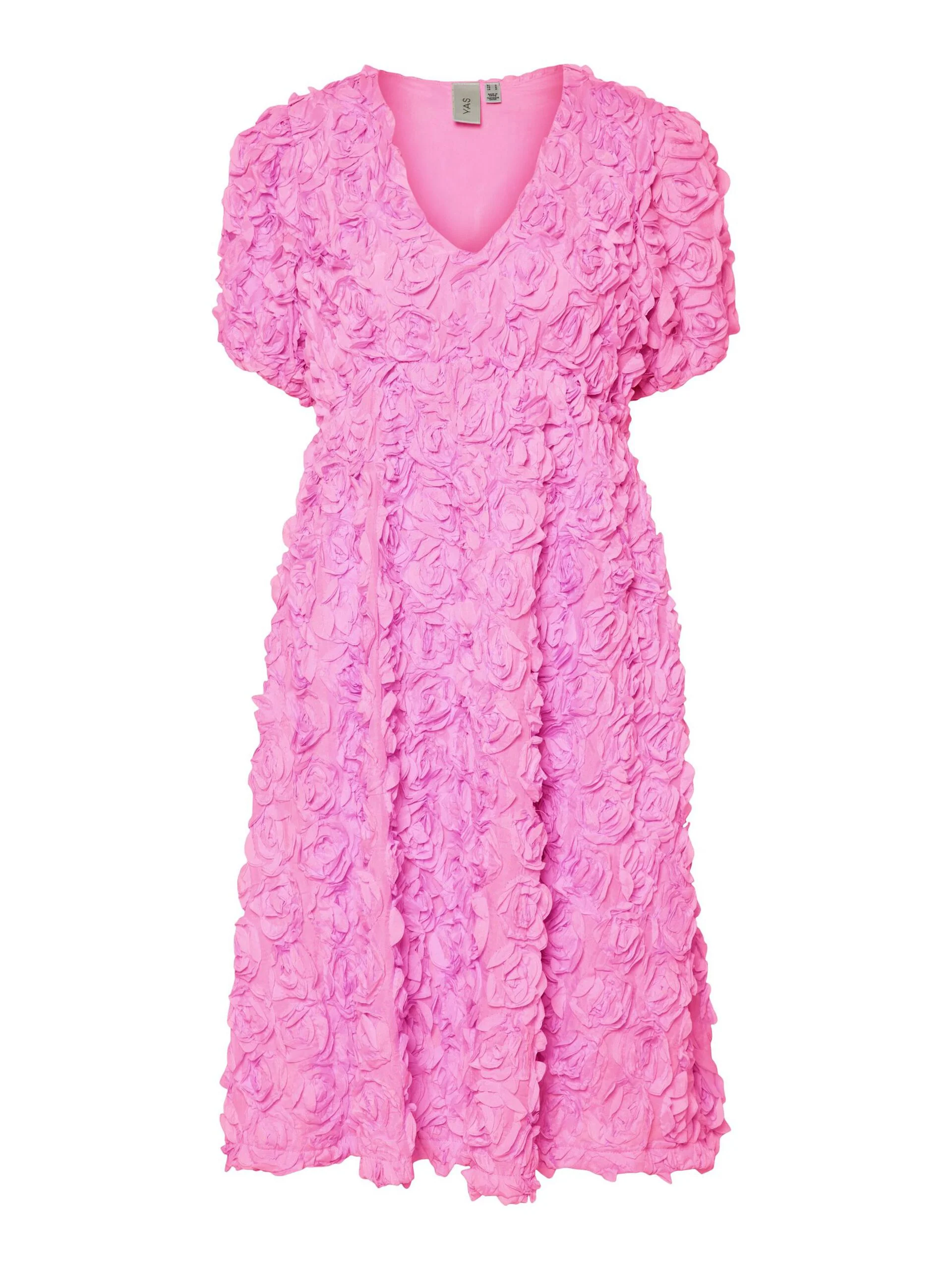 Y.A.S naisten mekko, YASROSIVA 2/4 MIDI DRESS S Vaaleanpunainen - Image 3
