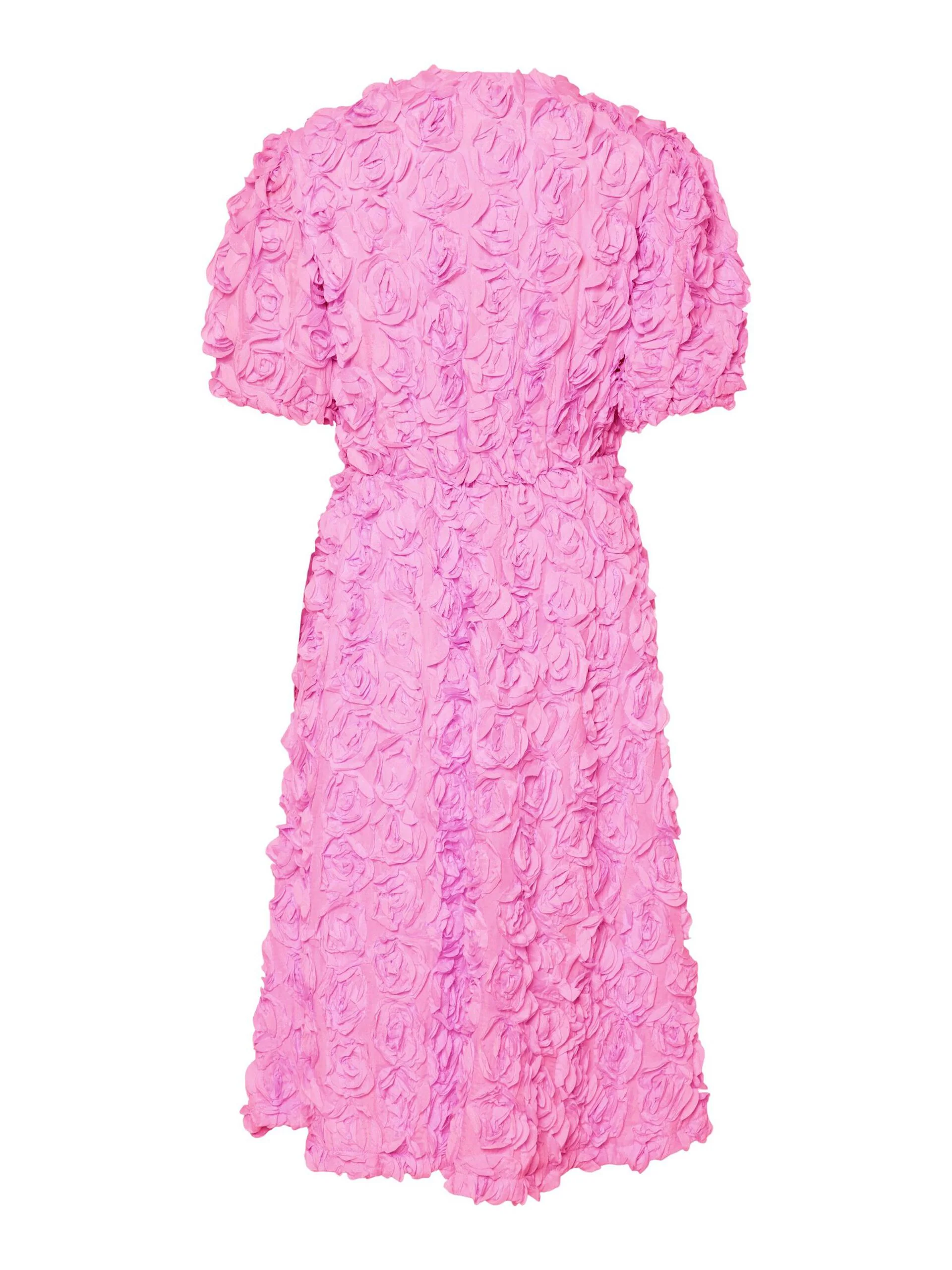 Y.A.S naisten mekko, YASROSIVA 2/4 MIDI DRESS S Vaaleanpunainen - Image 4