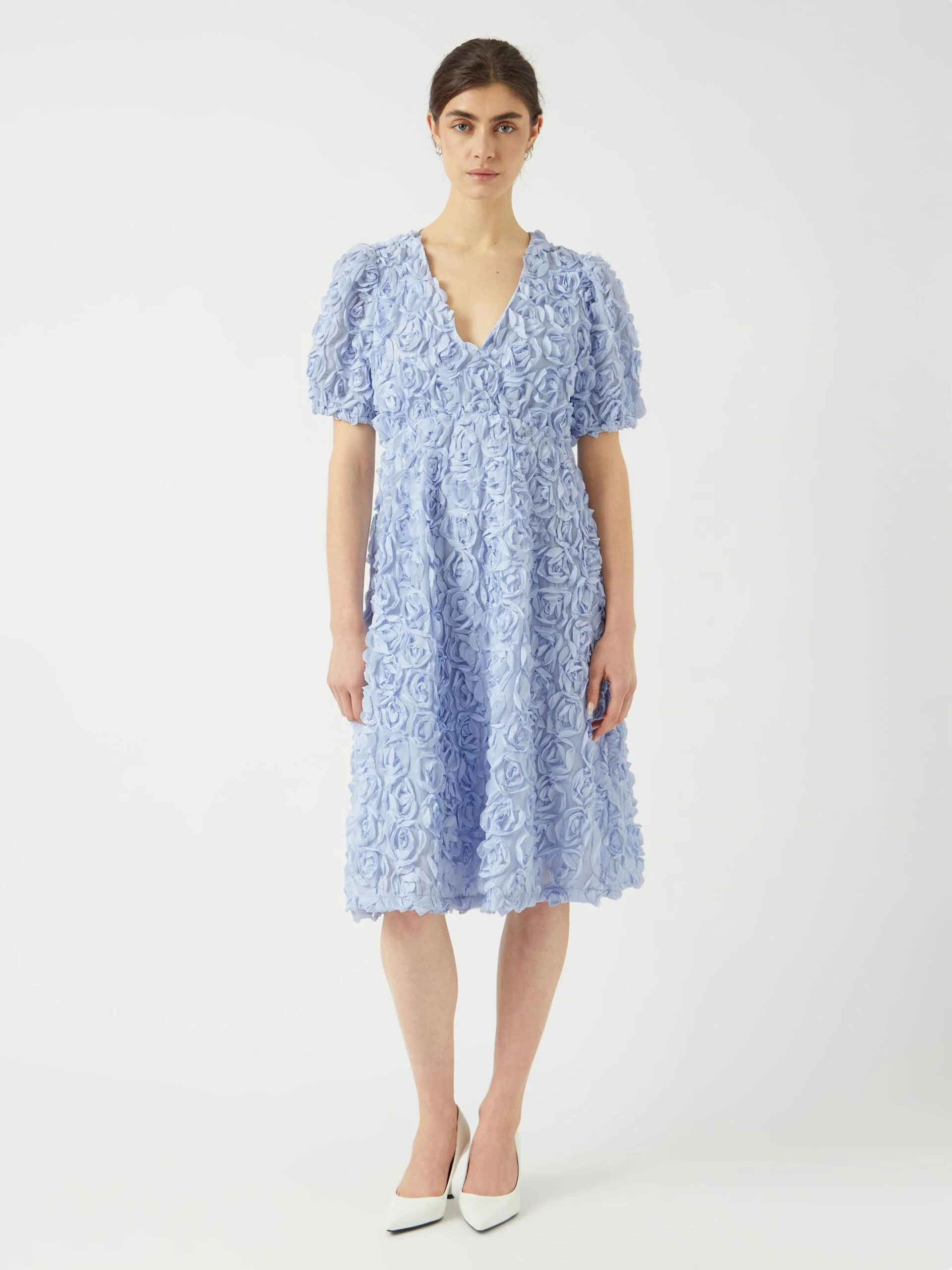 Y.A.S naisten mekko, YASROSIVA 2/4 MIDI DRESS S Vaaleansininen