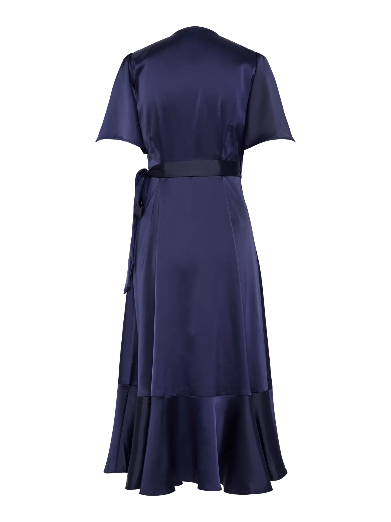 Y.A.S Naisten Mekko, YASTHEA 2/4 MIDI WRAP DRESS Evening Blue - Image 4