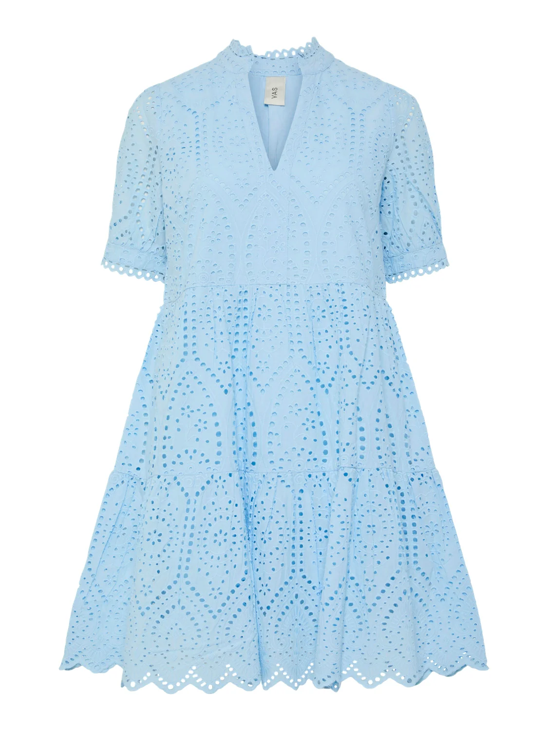 Y.A.S Naisten Minimekko YASHOLI SS DRESS Keskisininen - Image 4