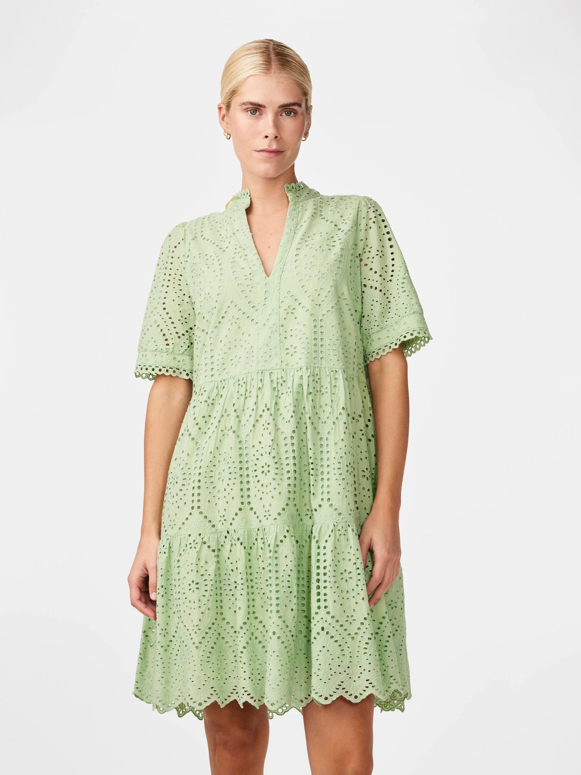 Y.A.S Naisten Minimekko YASHOLI SS DRESS Mintunvihreä - Image 5