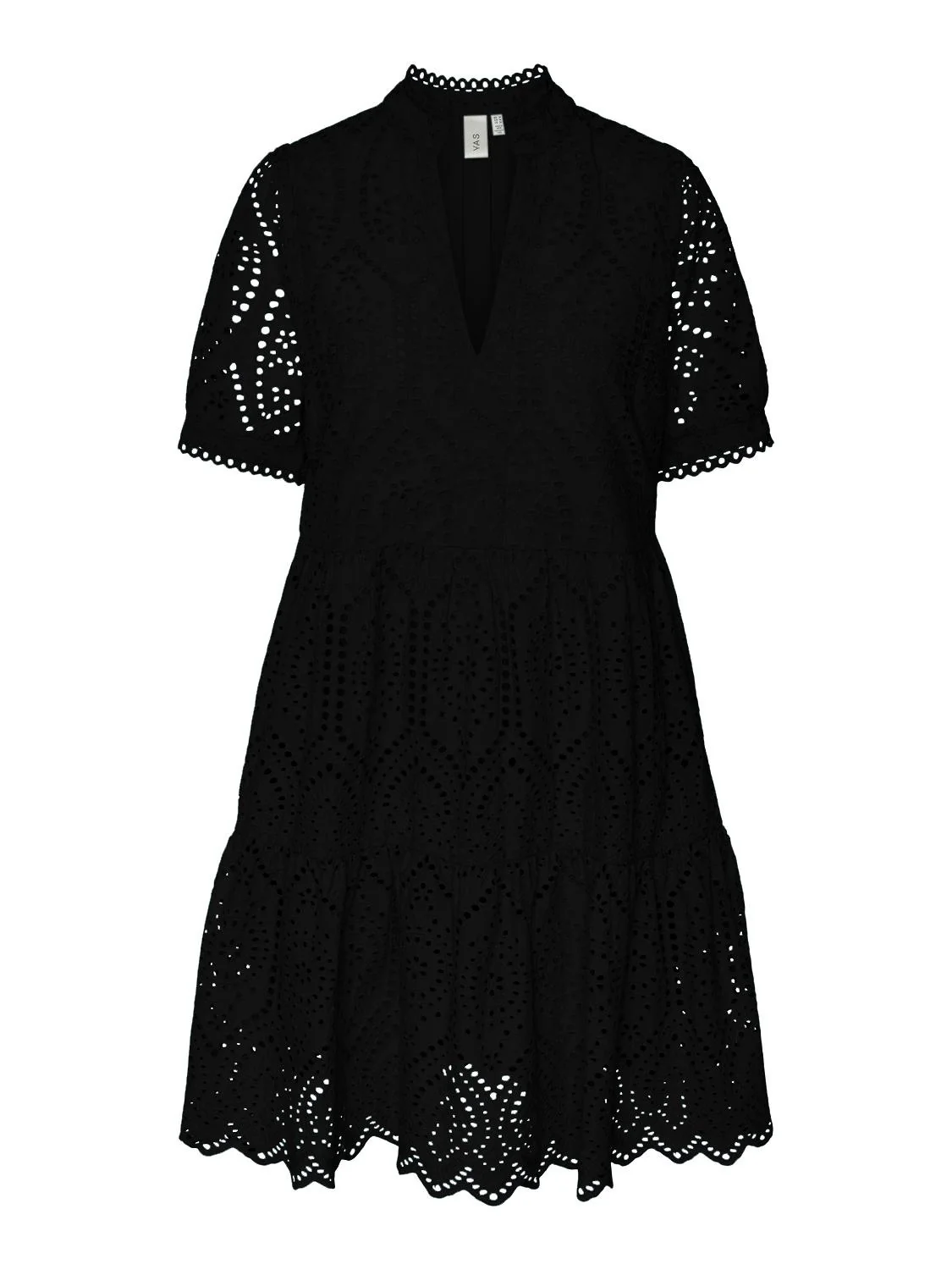 Y.A.S Naisten Minimekko YASHOLI SS DRESS Musta - Image 3