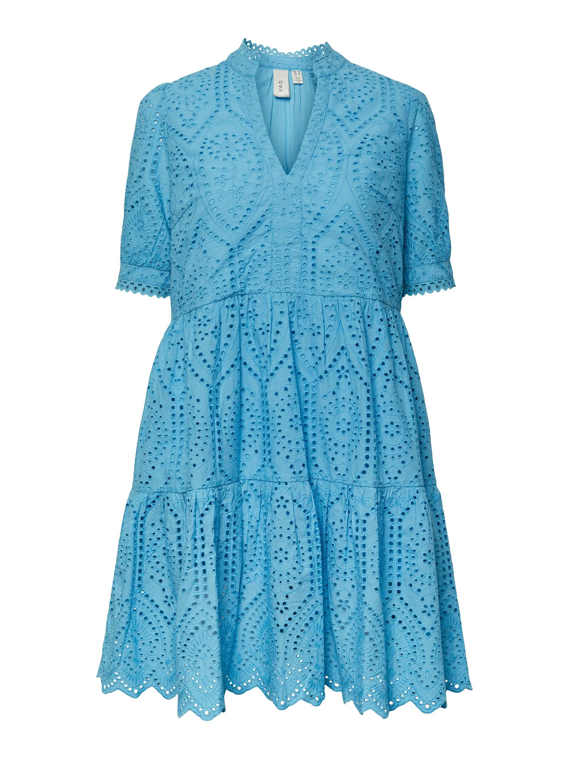 Y.A.S Naisten Minimekko YASHOLI SS DRESS Vaaleansininen - Image 3