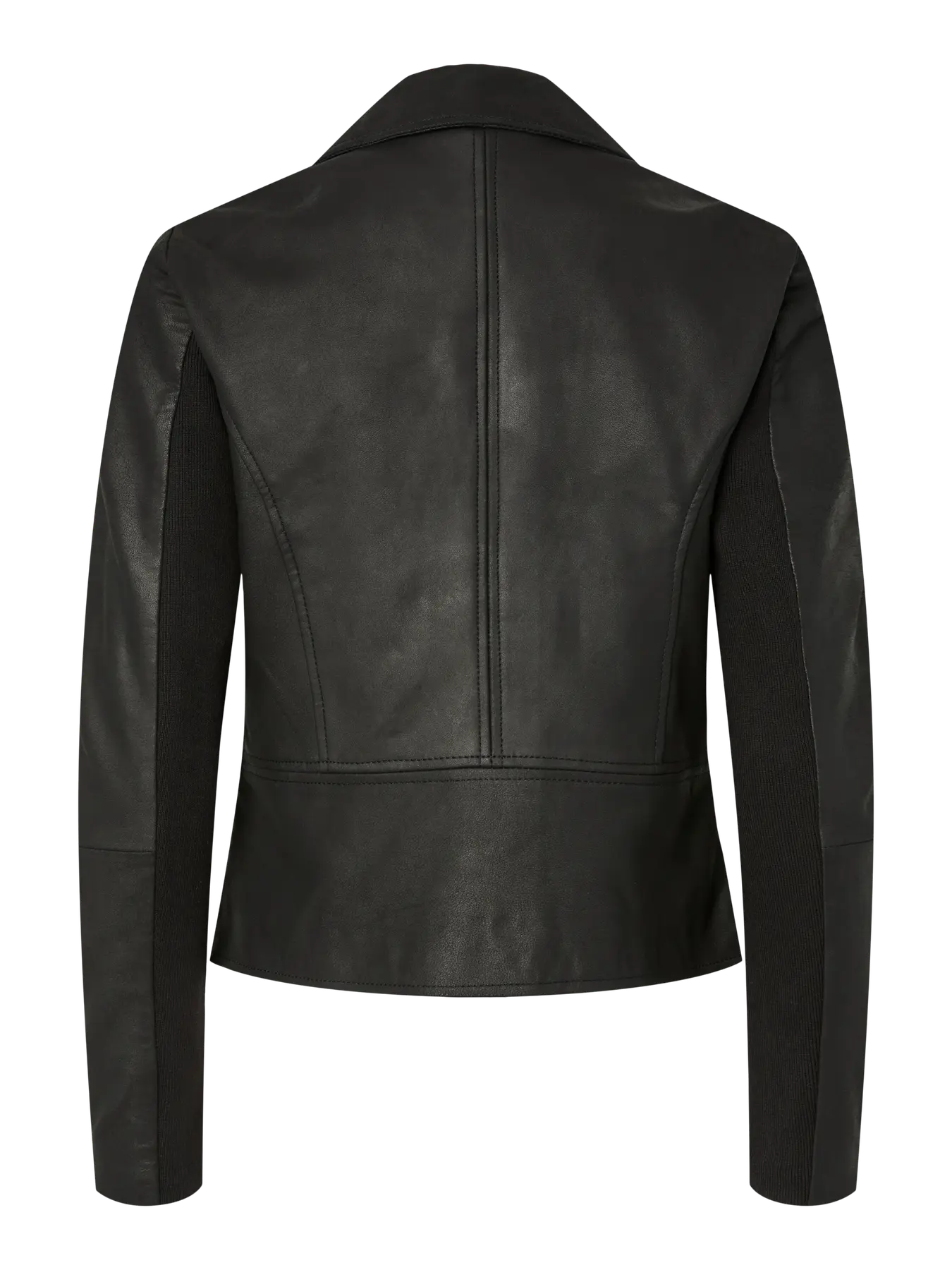 Y.A.S naisten nahkatakki, YASSOPHIE LEATHER JACKET Black - Image 2