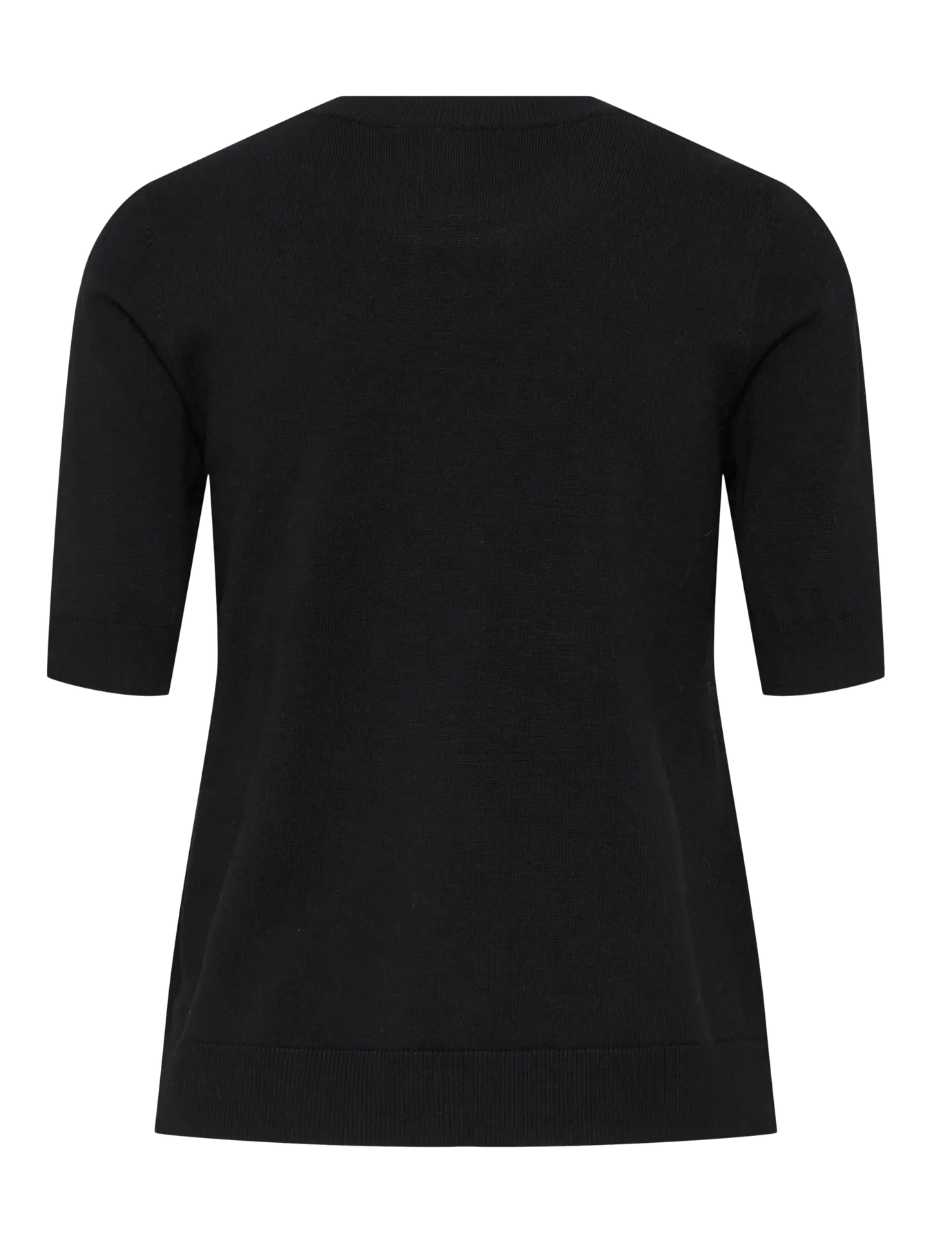 Y.A.S naisten neule, YASLENA SS KNIT PULLOVER S. Black - Image 4