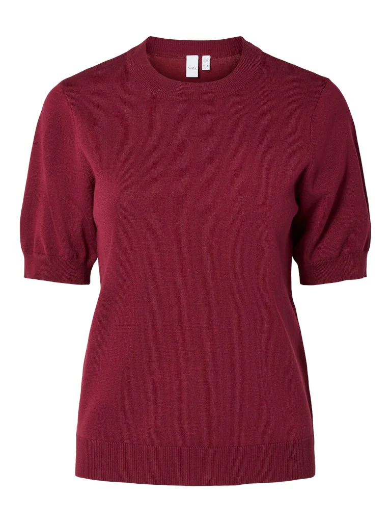Y.A.S naisten neule, YASLENA SS KNIT PULLOVER S. Tibetan Red - Image 3