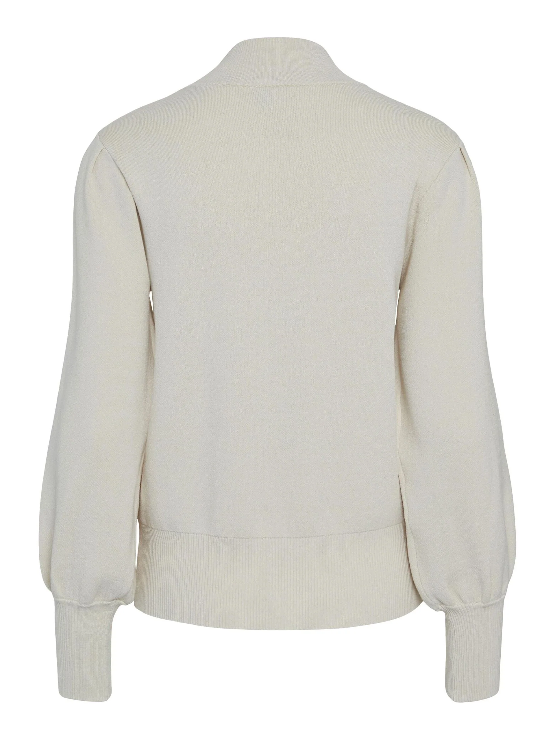 Y.A.S Naisten Neulepusero, YASFONNY LS KNIT PULLOVER S. NOOS Luonnonvalkoinen - Image 4