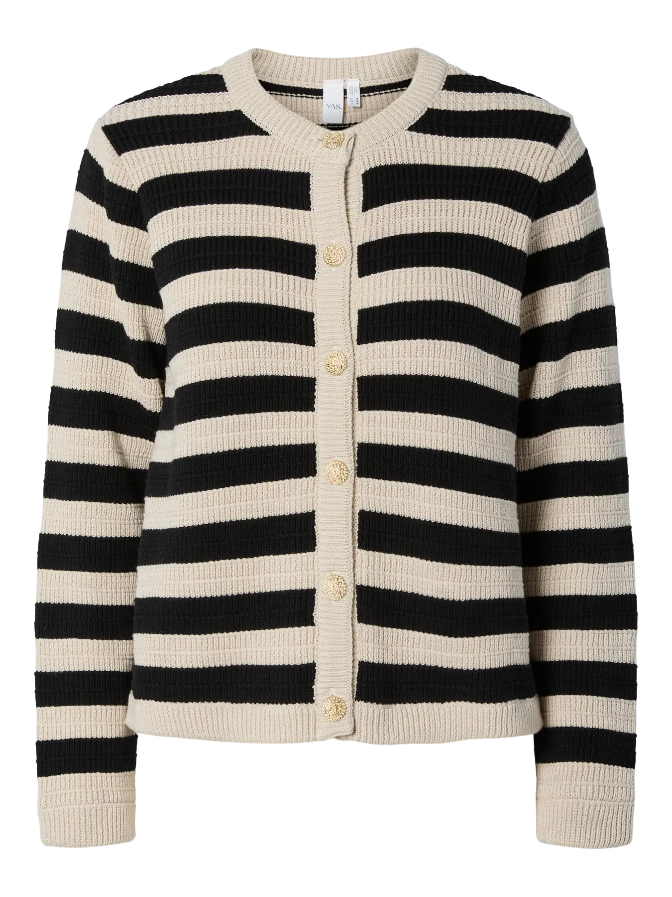 Y.A.S Naisten Neuletakki, Yassironi LS Knit Cardigan Birch - Image 3