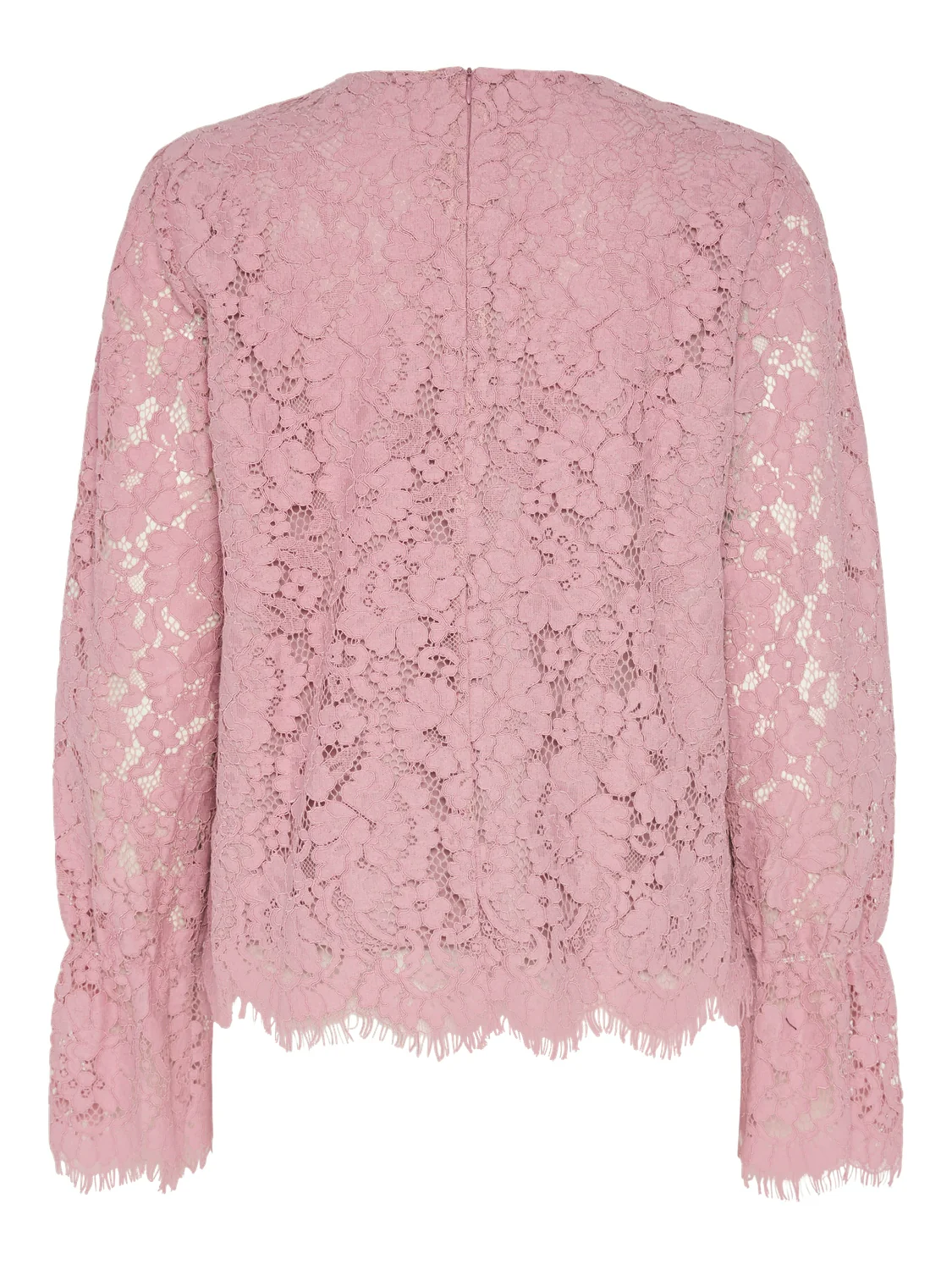 Y.A.S naisten paita, YASPERLA LS LACE TOP S Vaaleanpunainen - Image 2