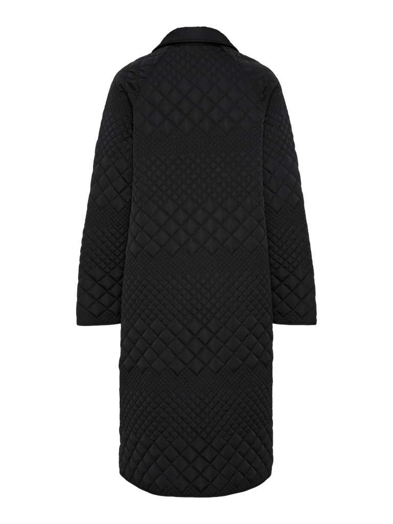 Y.A.S naisten takki, ASLAURIE LS PADDED COAT Musta - Image 2