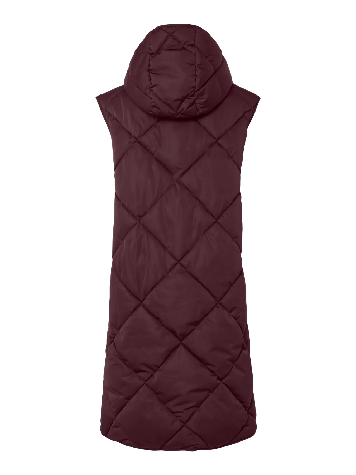 Y.A.S naisten toppaliivi, YASSELURA PADDED VEST Viininpunainen - Image 2