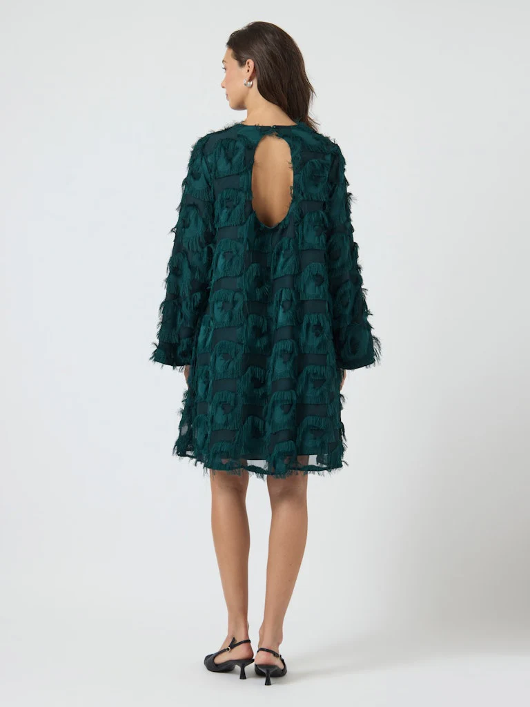 Y.A.S naisten mekko YASDIO LS SHORT DRESS, Ponderosa Pine - Image 2