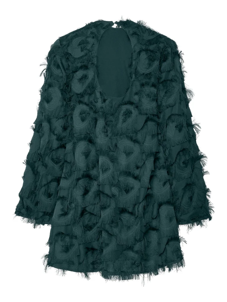 Y.A.S naisten mekko YASDIO LS SHORT DRESS, Ponderosa Pine - Image 3