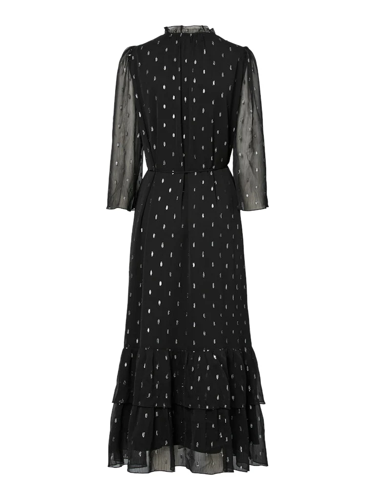 Y.A.S Mena 3/4 Long Dress, musta - Image 2