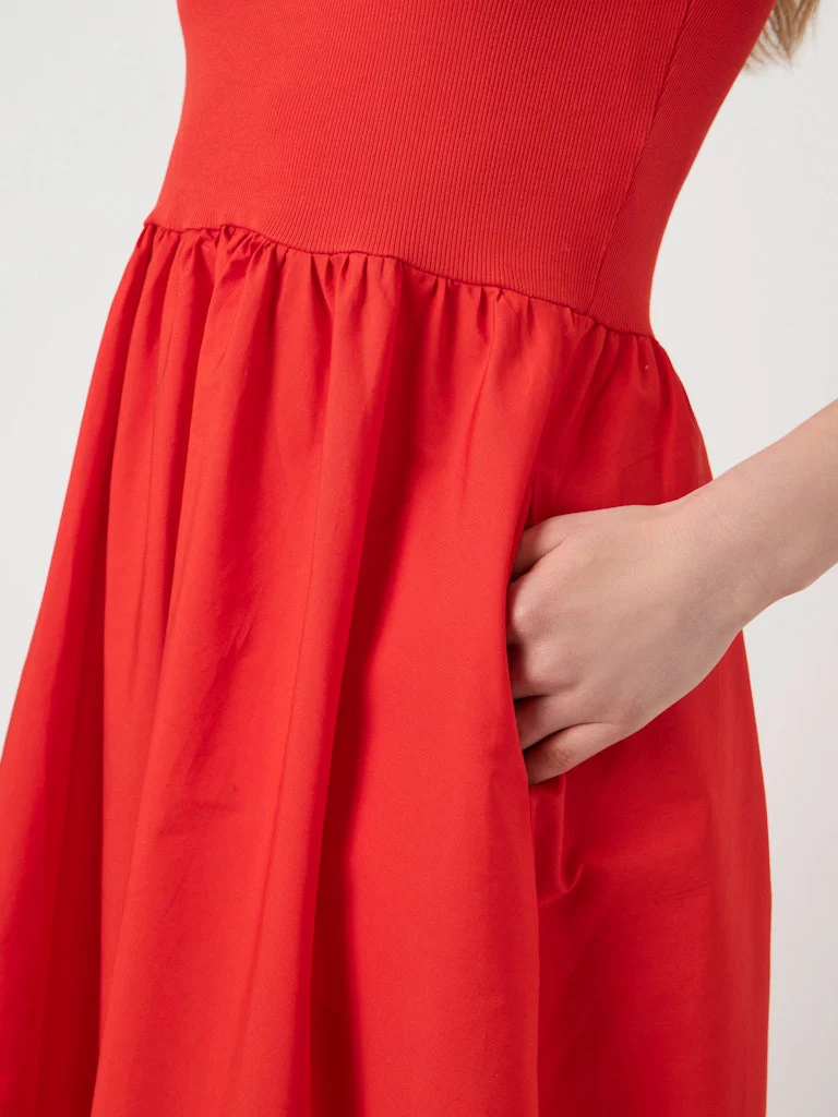 Y.A.S mekko YASMIRI SL Long Dress, punainen - Image 5