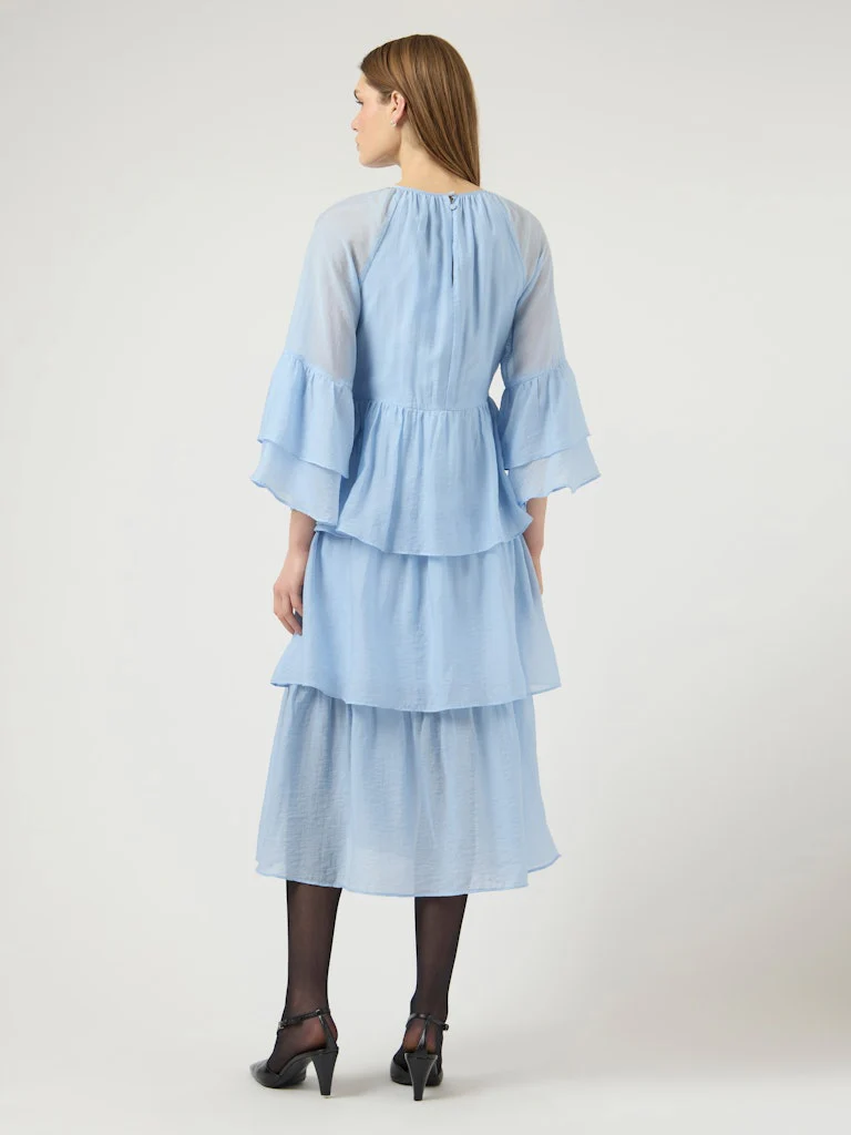 Y.A.S mekko YASSenly 3/4 Long Dress, Skyway - Image 4